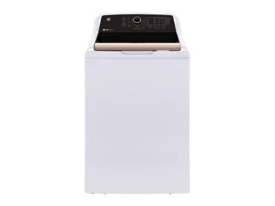 27" GE 5.3 Cu. Ft. Top Load Washer White And Rosegold