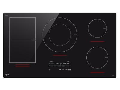 36" LG Induction Cooktop with 5 Element 5.0kW UltraHeat and Smart