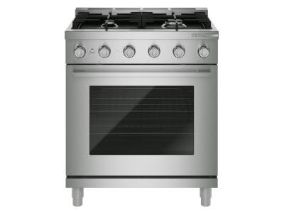 30" Bosch 500 Series Gas Freestanding Range in Stainless Steel