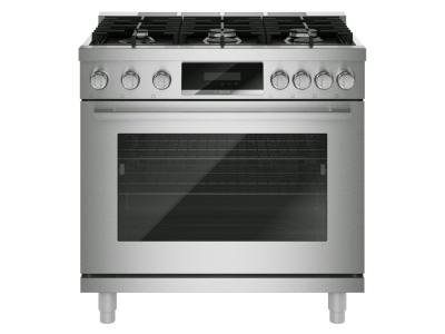 36" Bosch 800 Series Gas Freestanding Range in Stainless Steel