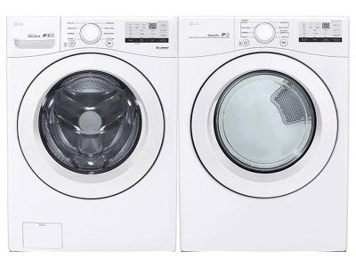 27" LG 5.2 Cu. Ft. Ultra Large Front Load Washer and 7.4 Cu. Ft. Ultra Large Capacity Electric Dryer