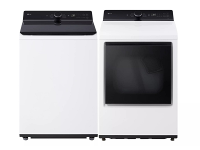 27" LG Top Load Washer and Electric Dryer