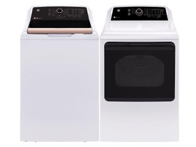 27" GE 5.3 Cu. Ft. Top Load Washer and 7.4 Cu. Ft. Top Load Electric Dryer