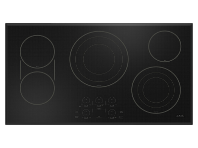 36" Café Touch Control Electric Cooktop in Black