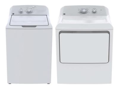 GE 4.4 Cu. Ft. Washer and 6.2 Cu. Ft. Electric Dryer