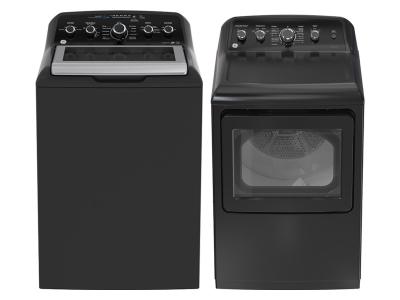 27" GE 7.2 Cu. Ft. Top Load Electric Dryer and 4.9 Cu. Ft. Top Load Washer