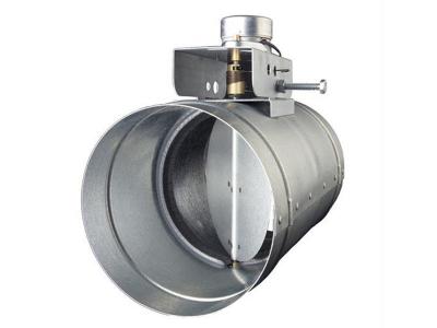 8" Best Automatic Make-Up Air Damper - Damper Only