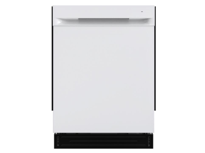 24" GE 54 dB Universal Tall Tub Hybrid Interior Dishwasher in White