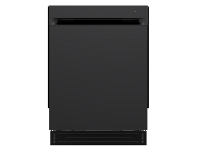 24" GE 54 dB Universal Tall Tub Hybrid Interior Dishwasher in Black