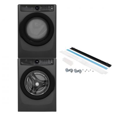 27" Electrolux Front Load Washer Front Load Dryer and Stacking Kit