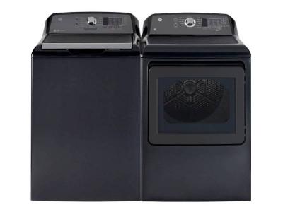 27" GE 5.3 Cu. Ft. Capacity Top Load Washer and 7.4 Cu. Ft. Top Load Electric Dryer