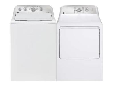 27" GE 4.9 Cu. Ft. Top Load Washer and 7.2 Cu. Ft. Top Load Gas Dryer