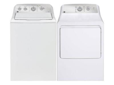 27" GE 5.0 Cu. Ft. Capacity Top Load Washer and 7.2 Cu.Ft. Capacity Top Load Electric Dryer
