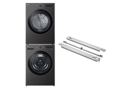 27" LG Stacking Kit and Front Load Washer and Electric Dryer