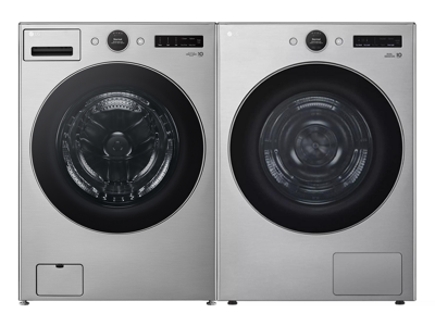 27" LG Front Load Washer and Electric Ventless Dryer