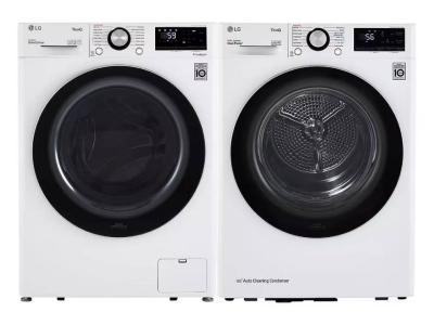 24" LG  2.6 Cu. Ft. Front Load Washer and Front Load Dryer