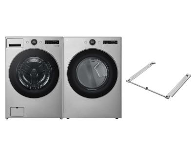 27" LG Front Load Washer and Electric Dryer with stacking Kit