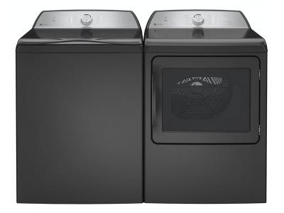 27" GE Profile 5.0 Cu. Ft. Washer and 7.4 Cu. Ft. Electric Dryer