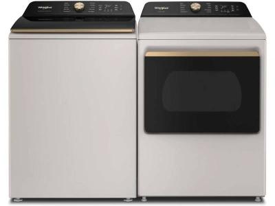 27" Whirlpool Top Load Washer & Smart Electric Dryer
