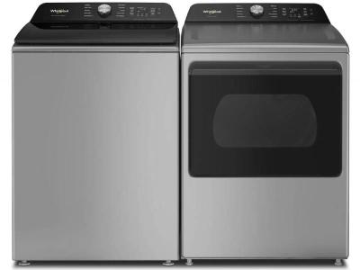 Whirlpool Top Load Washer & Smart Electric Dryer