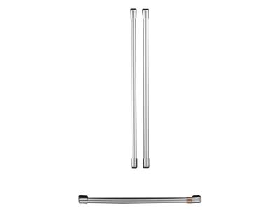 Café Refrigeration Handle Kit In Brushed Stainless