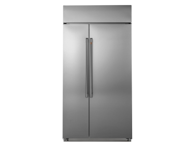 42" Café 25 Cu. Ft. Built-In Side-by-Side Refrigerator in Stainless Steel