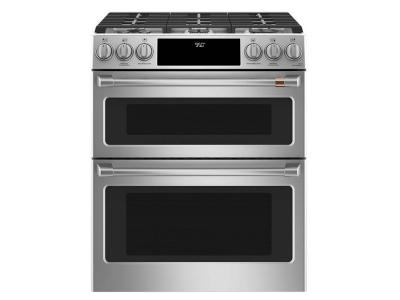 30" Café 6.7 Cu. Ft. Slide-In Front Control Dual-Fuel Double Oven With Convection Range