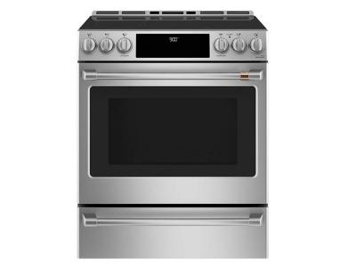 30" Café 5.7 Cu. Ft. Slide-In Front Control Induction And Convection Range