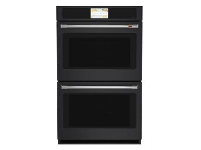 30" Café 10.0 cu. Ft. Built-In Convection Double Wall Oven In Matte Black