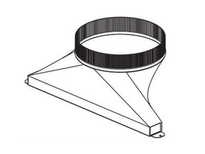 Best 1-7/8” X 19” Transition to 10" Round