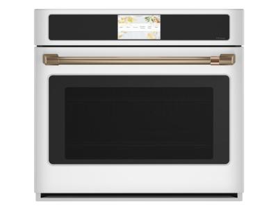 30" Café 5.0 Cu. Ft. Built-In Convection Single Wall Oven In Matte White