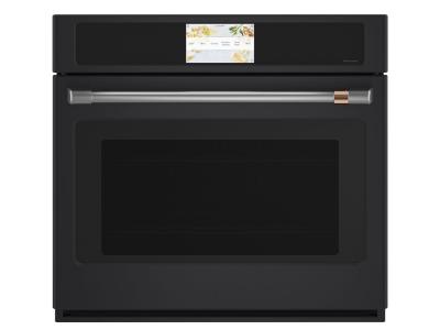 30" Café 5.0 Cu. Ft. Built-In Convection Single Wall Oven In Matte Black