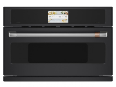 30" Cafe Smart Five in One Single Wall Oven with 120V Advantium Technology