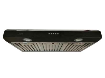 30" Cyclone Classic Collection Undermount Range Hood In Black