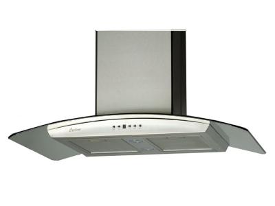 36" Cyclone Alito Collection Wall Mount Range Hood With Baffle Filter