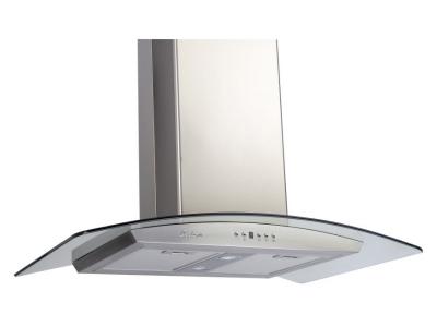 36" Cyclone Alito Collection Island Range Hood With Baffle Filter