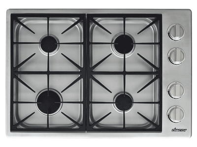 30" Dacor Professional Gas Cooktop with 4 Sealed Burners