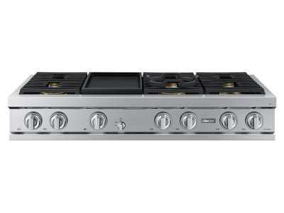 48" Dacor Transitional Natural Gas Rangetop With Griddle in Graphite Stainless