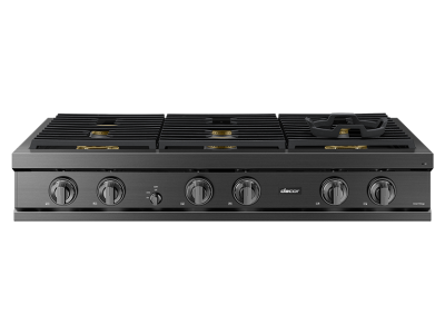 48" Dacor Transitional Natural Gas Rangetop in Graphite Stainless