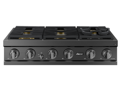 36" Dacor Transitional Natural Gas Rangetop in Graphite Stainless