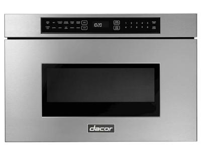 24" Dacor Microwave-In-A-Drawer in  Silver Stainless Steel
