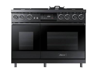 48" Dacor Pro Dual-Fuel Steam Range with Griddle