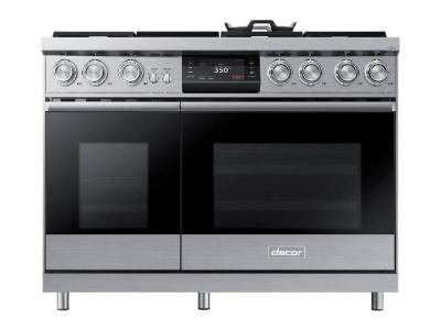 48" Dacor Pro Dual-Fuel Steam Range with Griddle