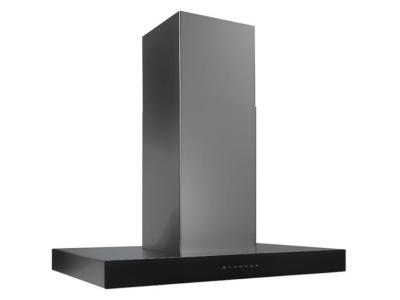 30" Best Ispira Black Stainless Steel Chimney Range Hood