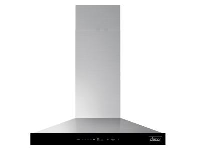 36" Dacor Chimney Wall Hood In Silver Stainless Steel