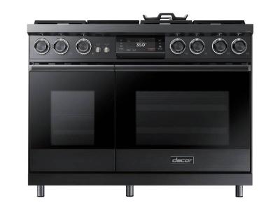 48" Dacor Pro Dual-Fuel Steam Range with Griddle