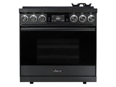 36" Dacor Contemporary 4.8 Cu. Ft. Dual-Fuel Steam Range in Graphite Stainless Steel