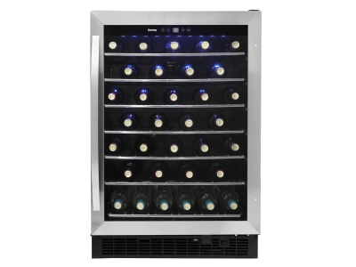 24" Danby 5.7 Cu. Ft. Built-in Wine Cooler in Black Stainless Steel