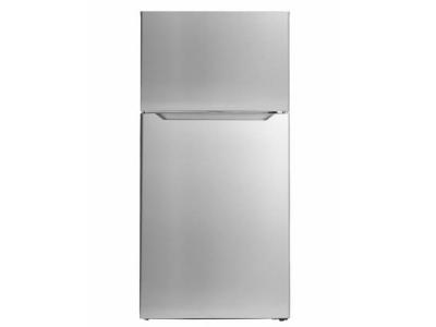 28" Danby 14.2 Cu. Ft. Apartment Size Fridge Top Mount in Stainless Steel