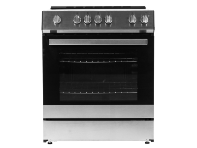 30" Danby 5.0 Cu. Ft. Slide-In Smooth Top Electric Range with Knob Controls in Stainless Steel